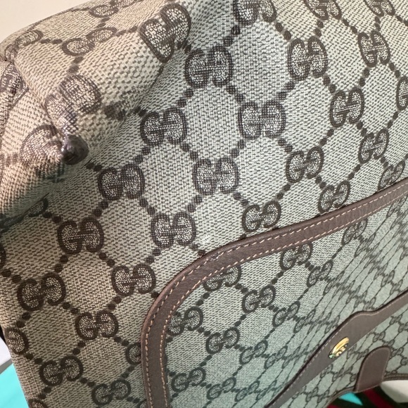 Gucci Sherry Liine Tote with Red and Green Straps - Picture 10 of 16